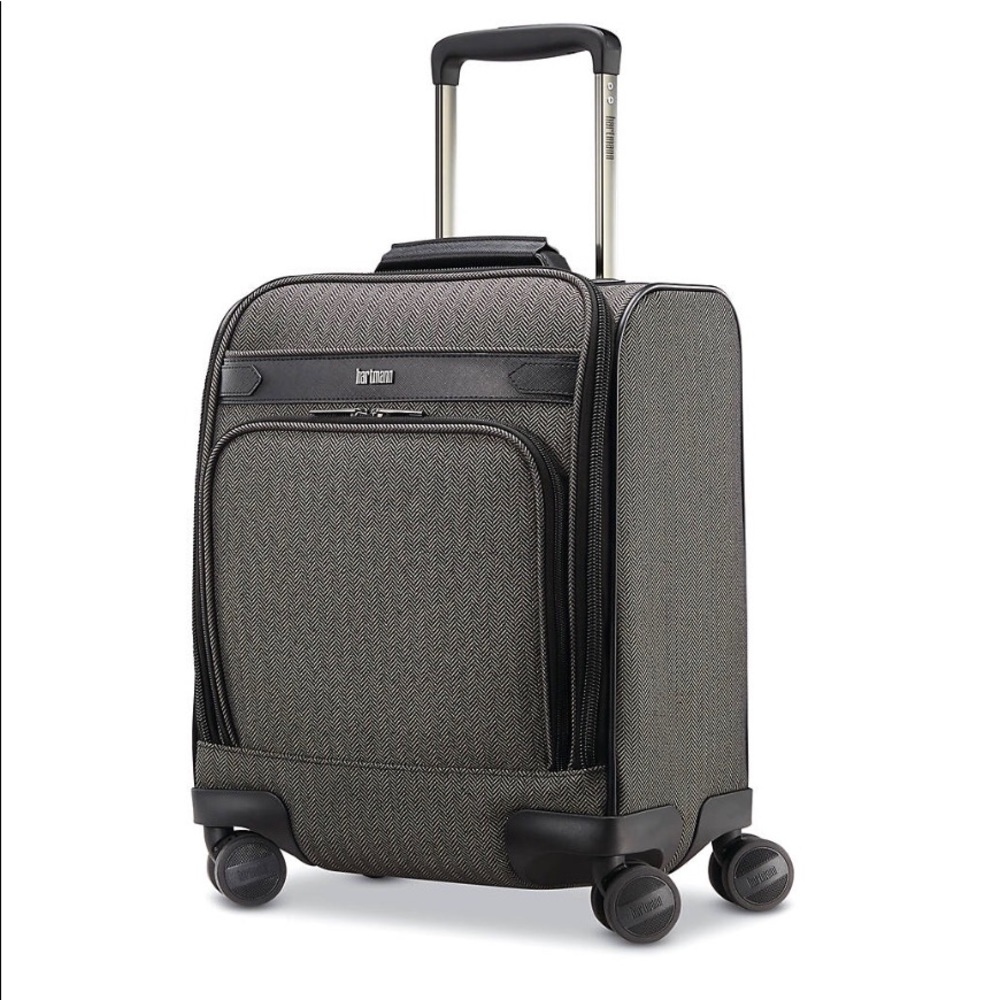 NWOT Hartmann Herringbone Deluxe Spinner Carryon Luggage